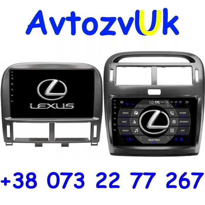 Магнитола LEXUS LS 430 Лексус ЛС GPS DVD USB 2 дин CarPlay Android 15