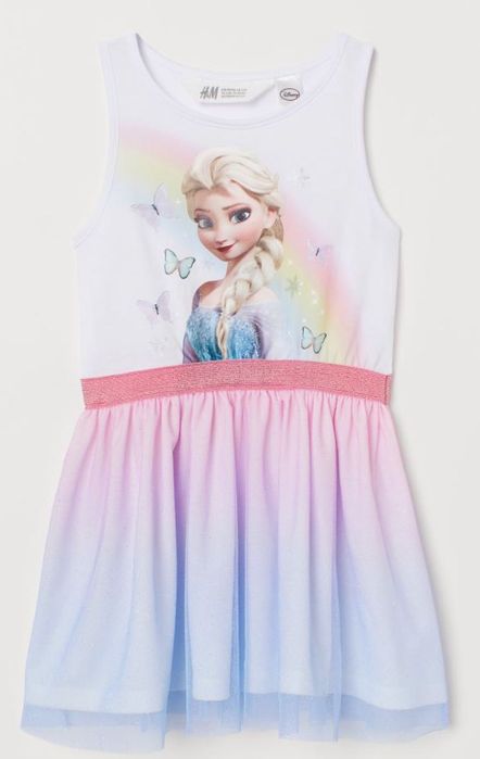 Elsa, Elza, Frozen, Kraina lodu sukienka TIUL NOWA 122/128 HM