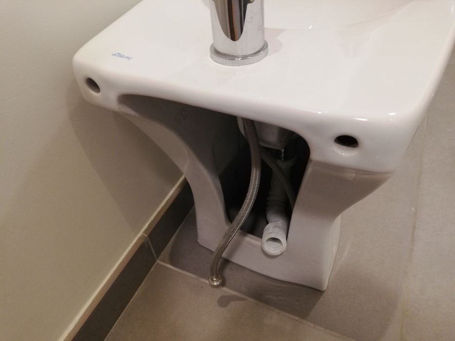 Bidé de wc com torneira sanitana - novo