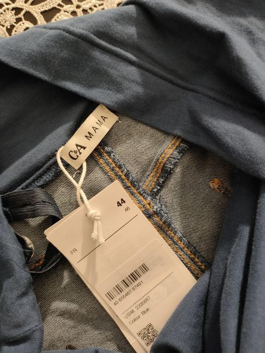 Nowe ciążowe jeansy xxl