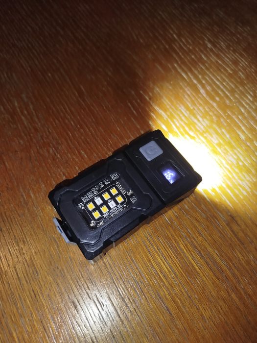 Яскравий, компактний LED Ліхтарик 1200mAhType C + USB