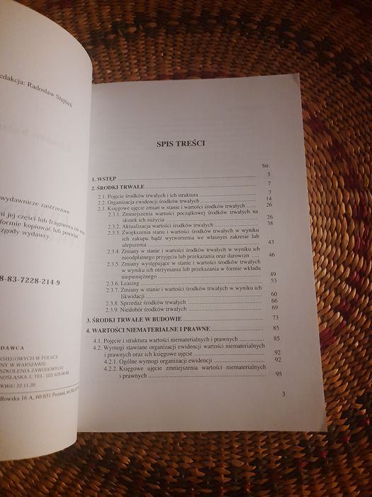 Książka Ewidencja aktywów trwałych