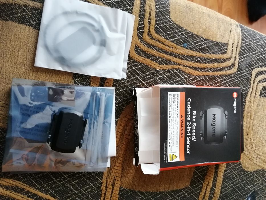 Rowerowy czujnik prędkości i częstotliwości pedałowania, ANT+ i Bul