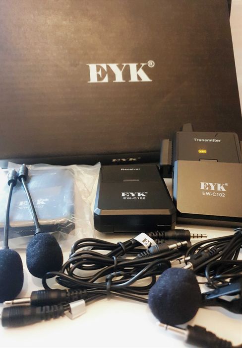 Microfones Wireless UHF EYK