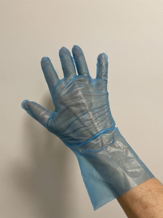 Luvas descartáveis
