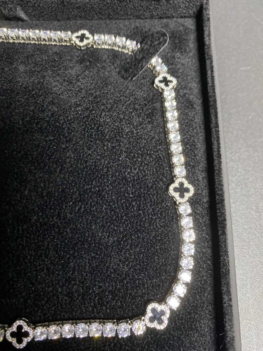 Titanium Cleef Chain Prateada