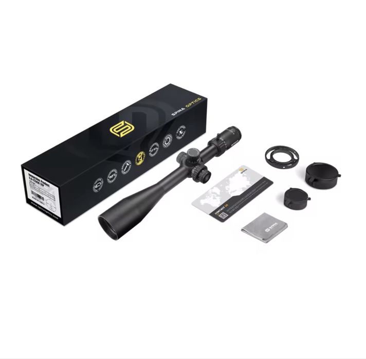 SPINA-Carbine Mira telescopica para caça, HD, 10-60x50