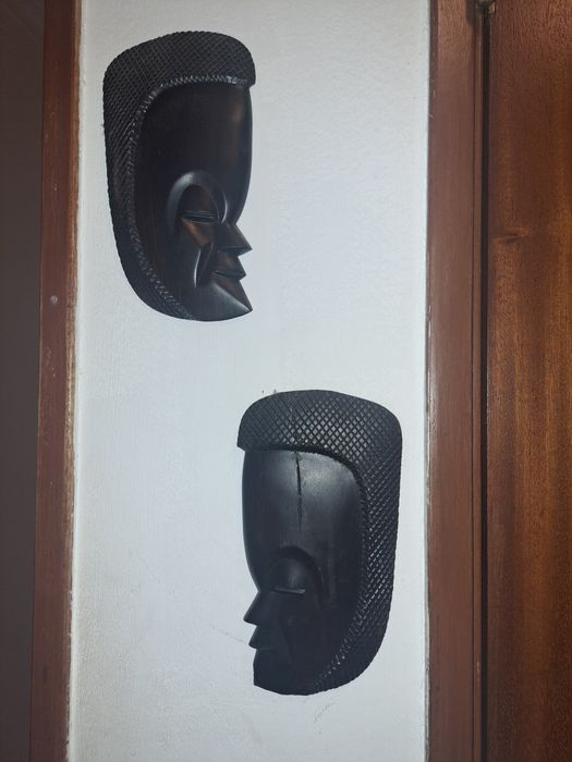 Conjunto máscaras africanas