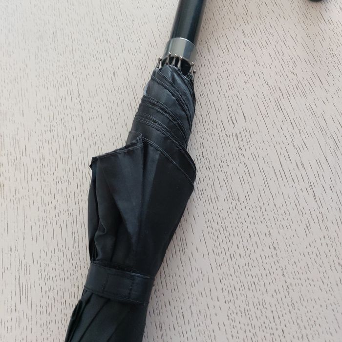 Nowy czarny parasol duży Droppy