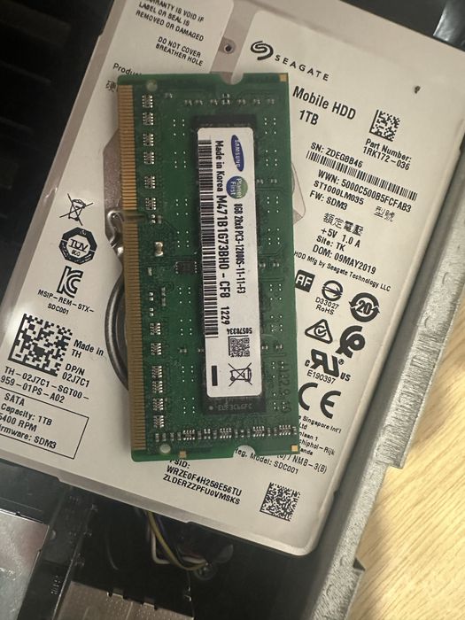 Mini PC Q1900 16gb HDD1tb