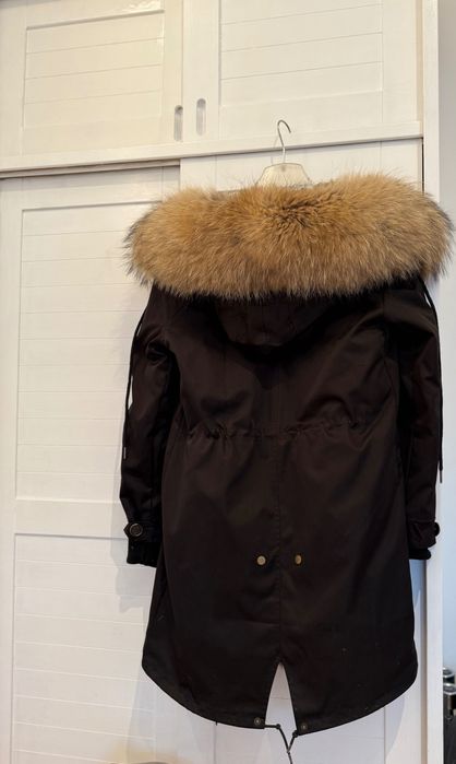 Kurtka parka z lisem