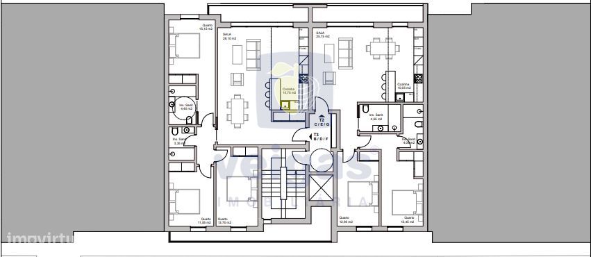 Apartamento T3 , 3º Andar, Novo em Caldas da Rainha – Conforto, Qualid