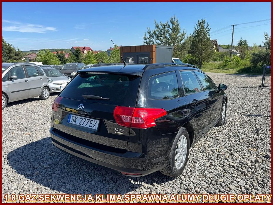 Citroën C5 2011 r 1.8 GAZ SEKWENCJA Klima Sprawna Alumy Długie Opłaty Serwisowany