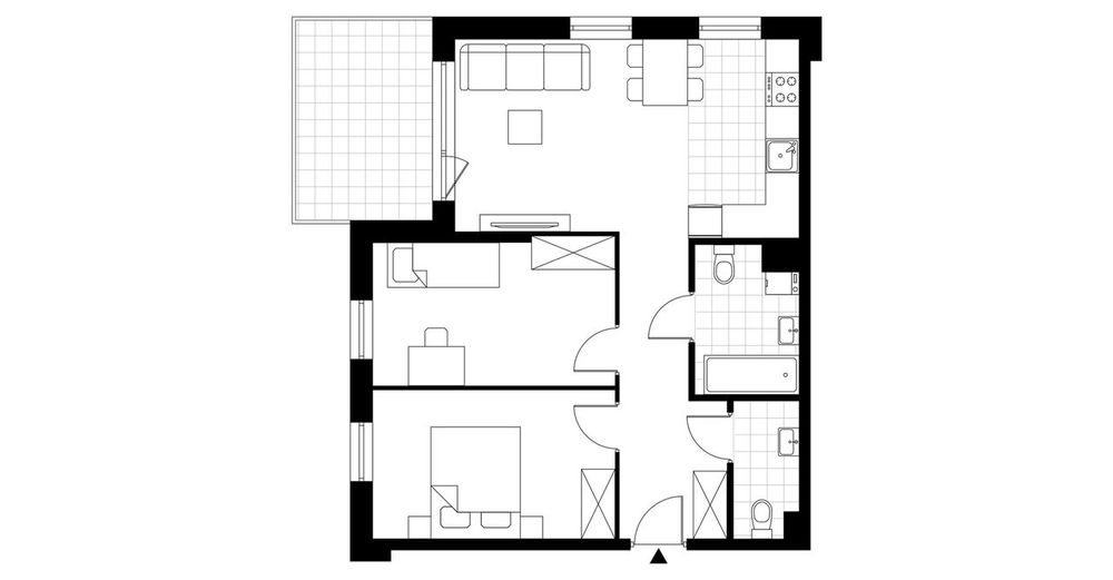 3-pokojowe mieszkanie 61m2 + balkon Bezpośrednio