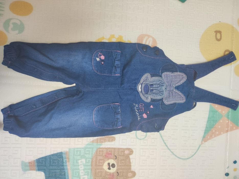 Джинсовый комбинезон