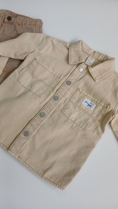 Куртка сорочка верхня джинсова h&m 98