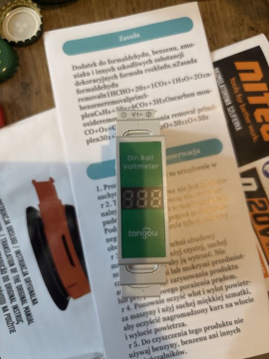 Miernik napiecia na szyne