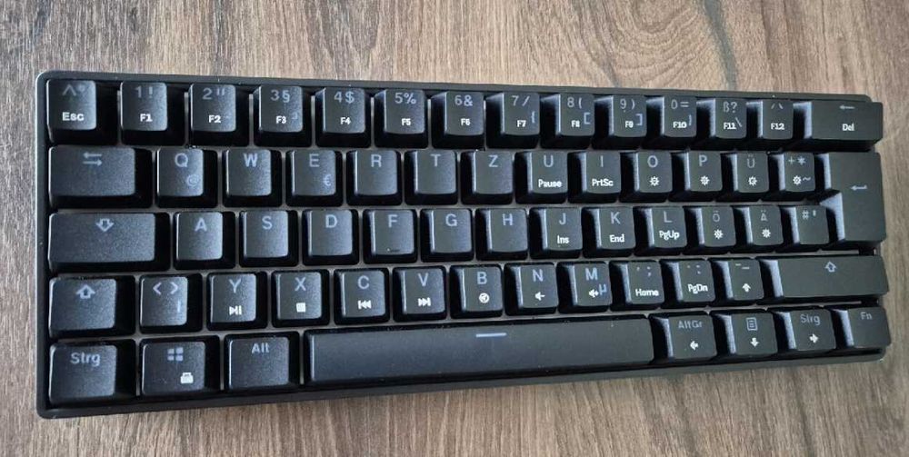 NOWA Klawiatura mechaniczna GK61SE niemiecka uszkodzone pudełko