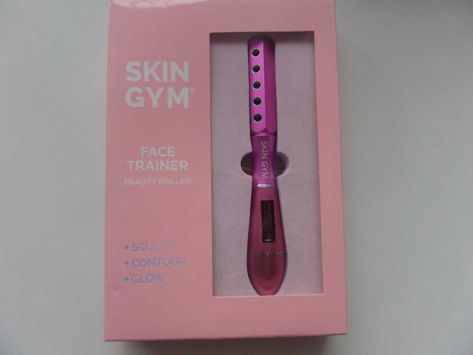 SkinGym Face Trainer Beauty Roller Massager z panelem słonecznym