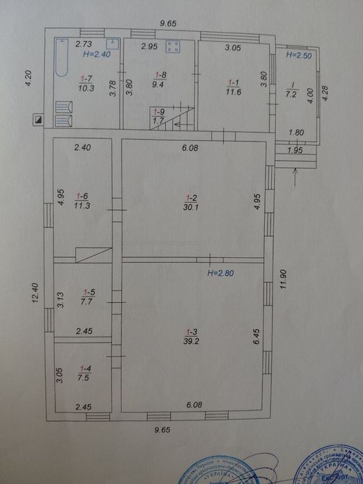Будинок 187.7 м2 біля лісу на 16-ти сотках землі. Село Мощун