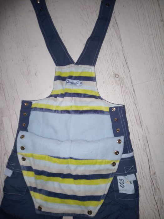 Ocieplane odcinek zimowe spodnie śniegowce dla dziecka 92/98