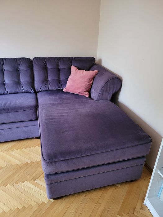 Wygodna sofa narożna