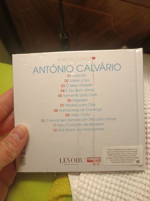 CD Antonio Calvário - Vozes do coração Alverca Do Ribatejo E 