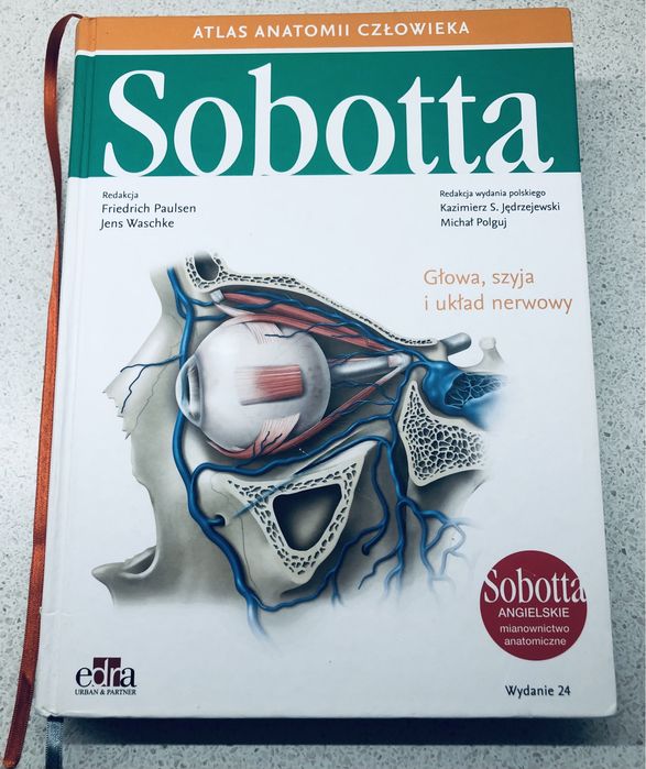 Atlas Anatomii Człowieka" autorstwa Sobotta