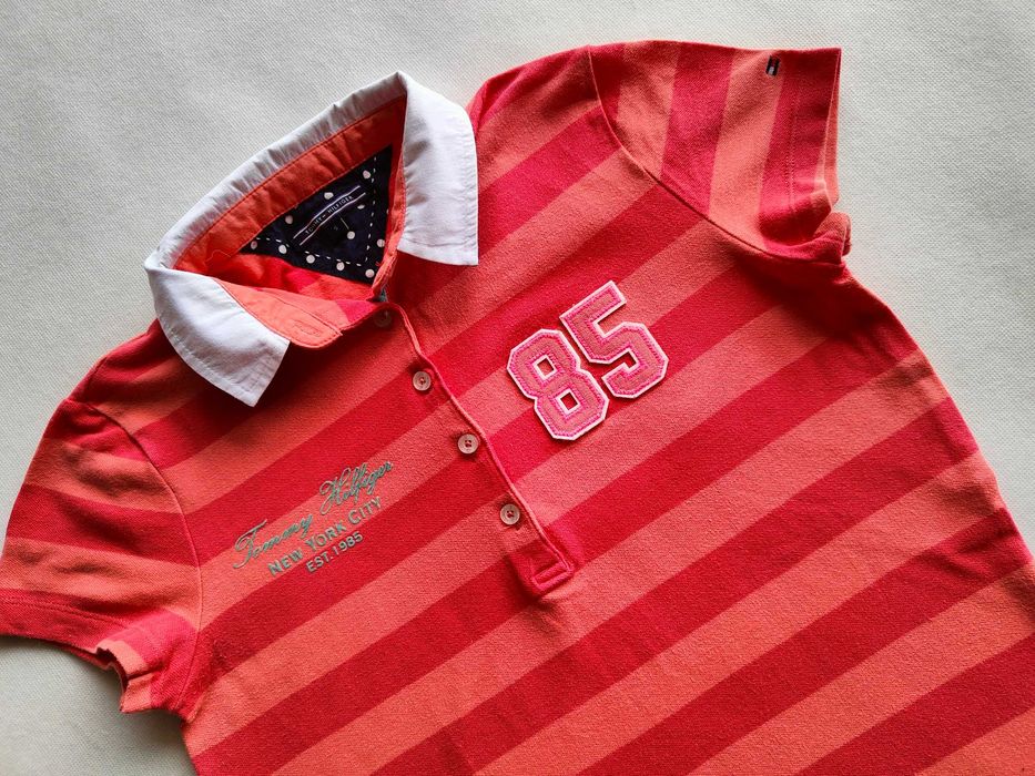 Tommy Hilfiger_ Koszulka polo w paski S