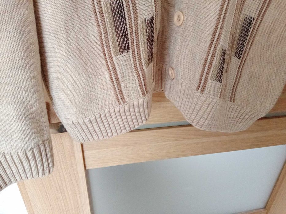 Sweter rozpinany męski XXXL