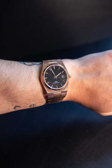 PRX Rose Gold Custom Seiko Mod
