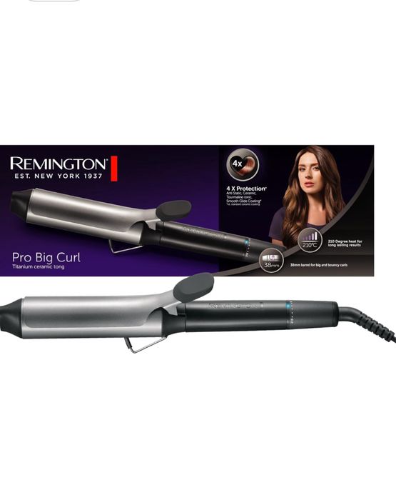 Remington Modelador de cabelo Pro Big Curl (pinça de 38 mm) NOVO!