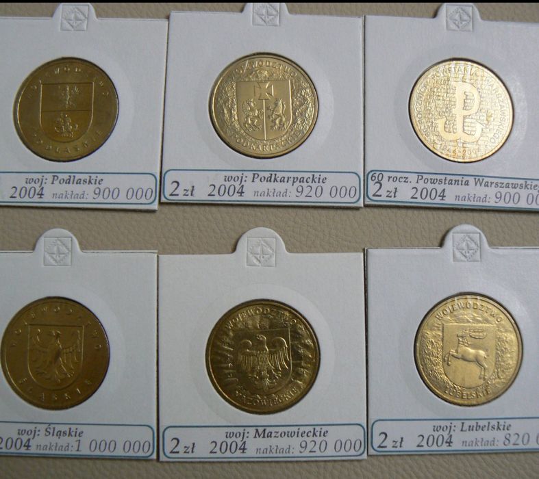 2zł rocznik 2004 mennicze
