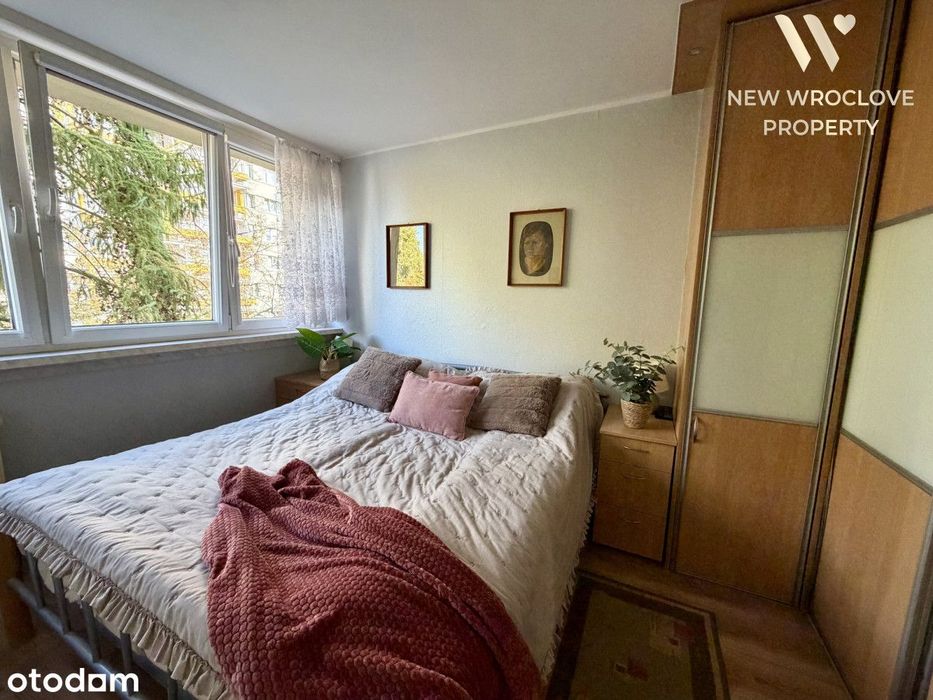 4 Pokoje/Osobna kuchnia/Balkon/Centrum