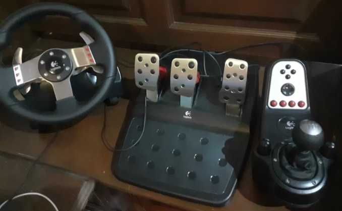 Logitech g27 completo mudança pedais vulante S. Pedro Do Sul • OLX Portugal