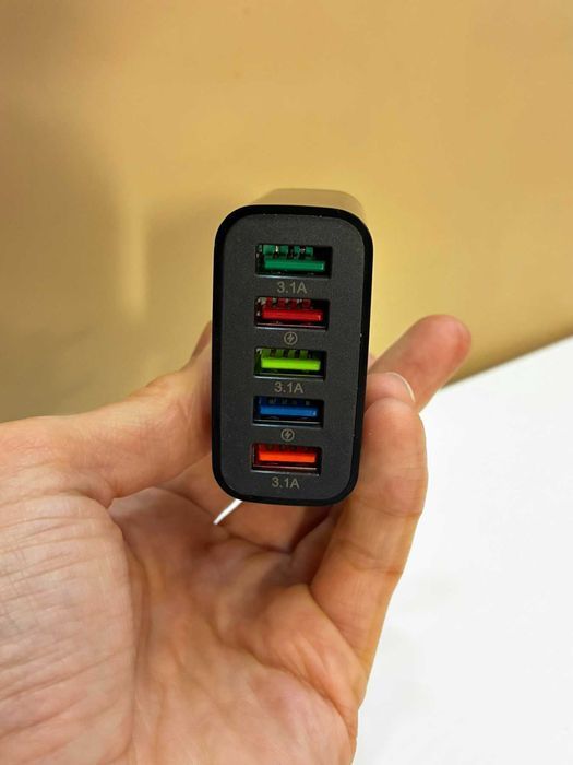 Зарядное устройство зарядка блочок Зарядний пристрій 48Вт 5 портов USB