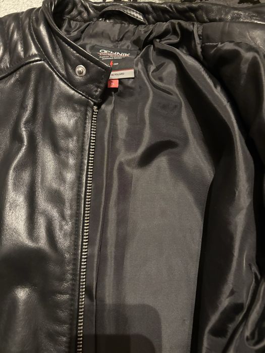 Skorzana kurtka ochnik meska r.XL