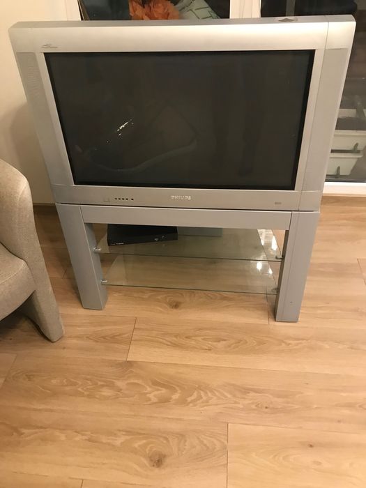 Telewizor philips kineskopowy ze stolikiem rtv