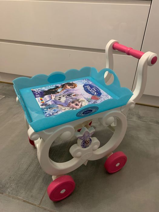 Smoby Kraina Lodu, Anna i Elza wózek taca na kółkach