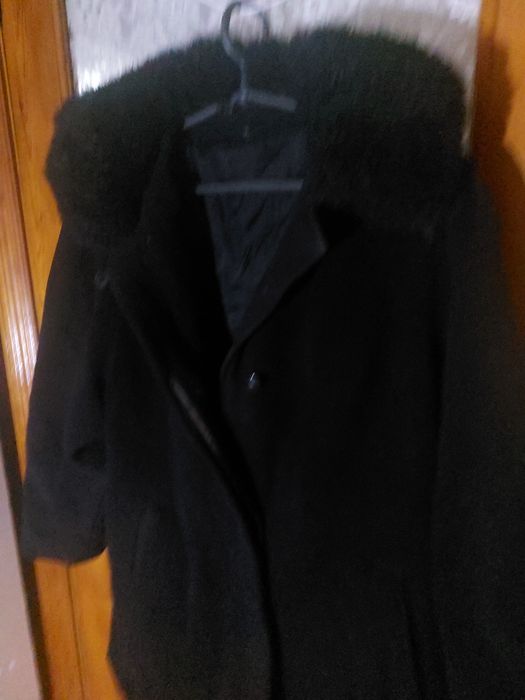 Пальто женское шерстяное 90%, укоросенное, размер 36/ L  /48
