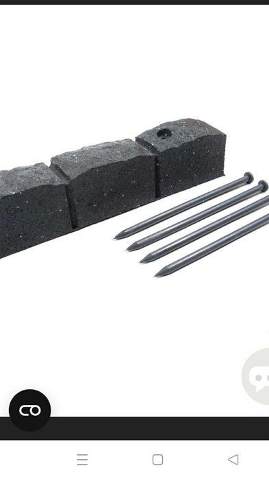 Obrzeże ogrodowe Roman Stone szare