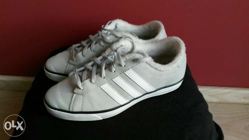 Buty Adidas Neo szare / siwe na jesień / zimę / wiosnę