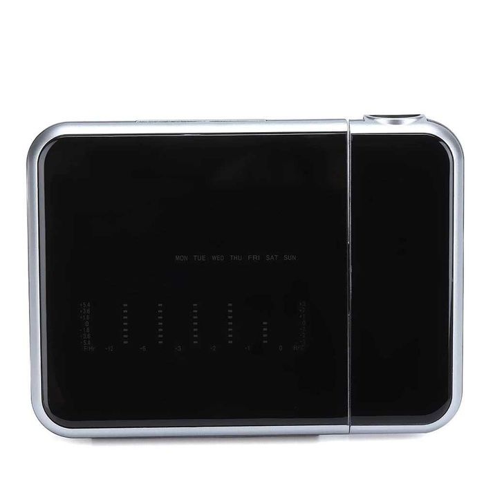 Zegar Budzik z projektorem cyfrowa stacja pogodowa