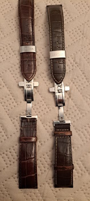 Paski do zegarka Certina  21 mm 2 sztuki