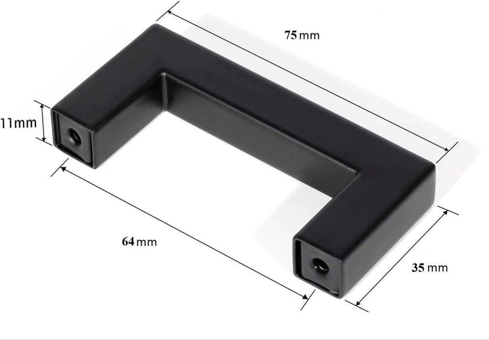 14шт Меблеві ручки металеві з нержавіючої сталі