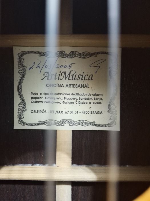 Guitarra classica Artesanal