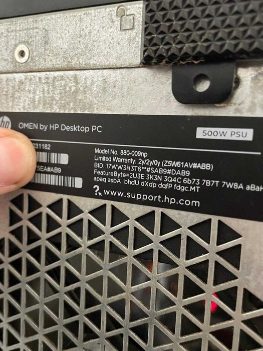 Computador Gaming HP Omen - Ryzen 7 1700 e GTX 1060