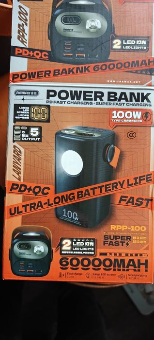 Remax RPP-100 60000mAh 100W на запчастини / під відновлення (АКБ як но