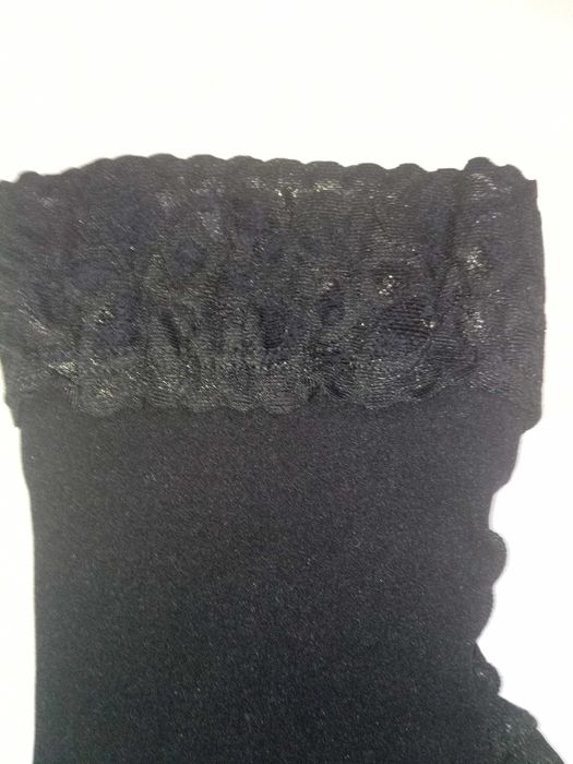 Колготи 100DEN з кружевним поясом