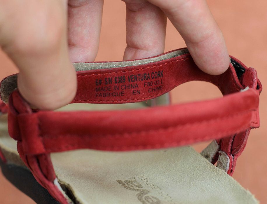 Кожаные сандалии босоножки Teva 6389 ventura cork Оригинал 37р 23,5 см